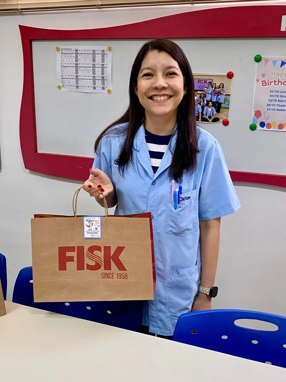 Foto da professora Clarisse.