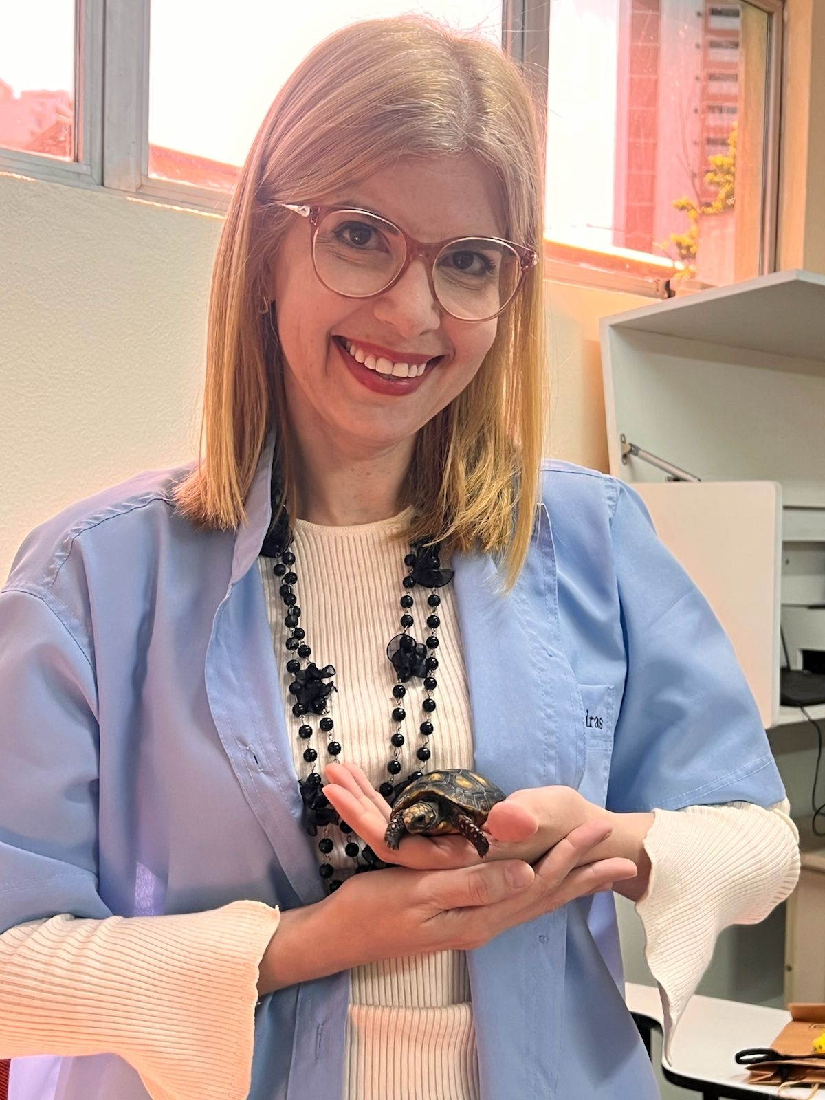 Foto da professora Erica na Fisk Aldeota.